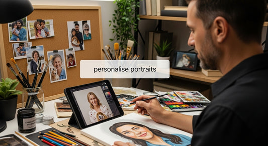 personalize family pet portraits