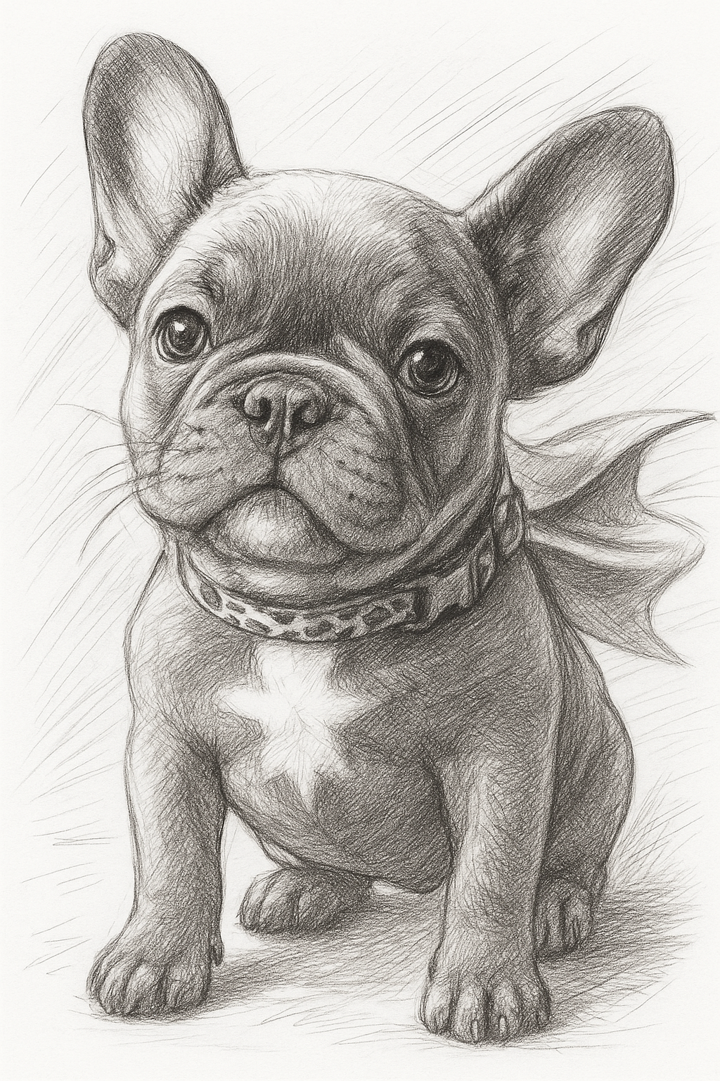 Heroic Hound – Custom Superhero Pet Pencil Portrait