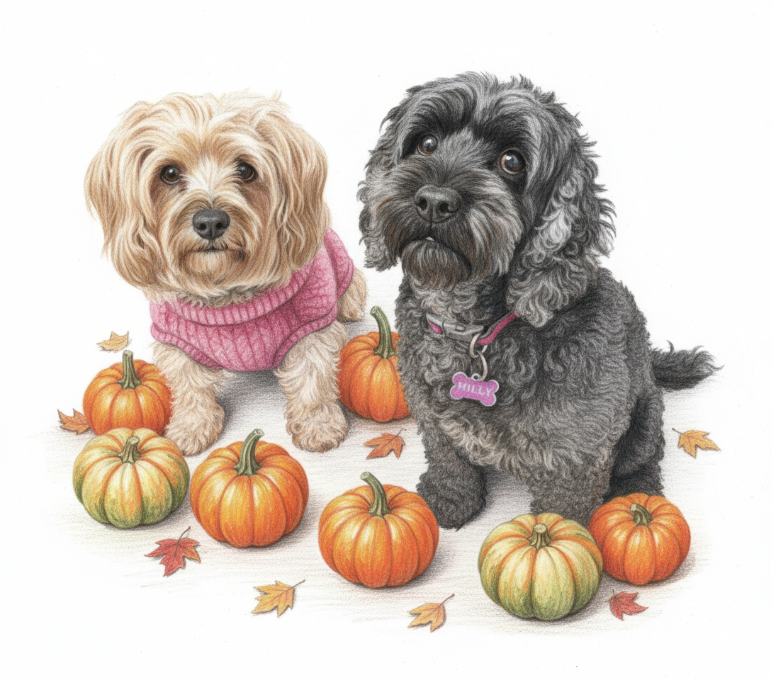 Halloween pet portrait
