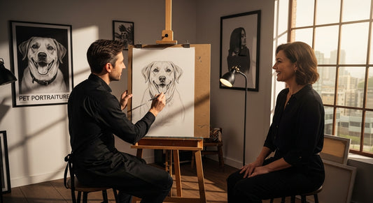 pet portraiture artist studio