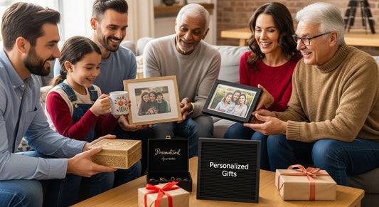 family personalized gift giving