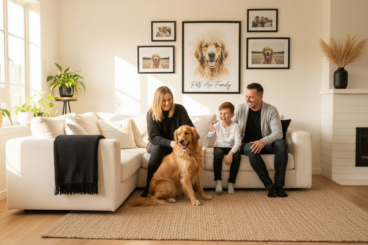 pets family portrait