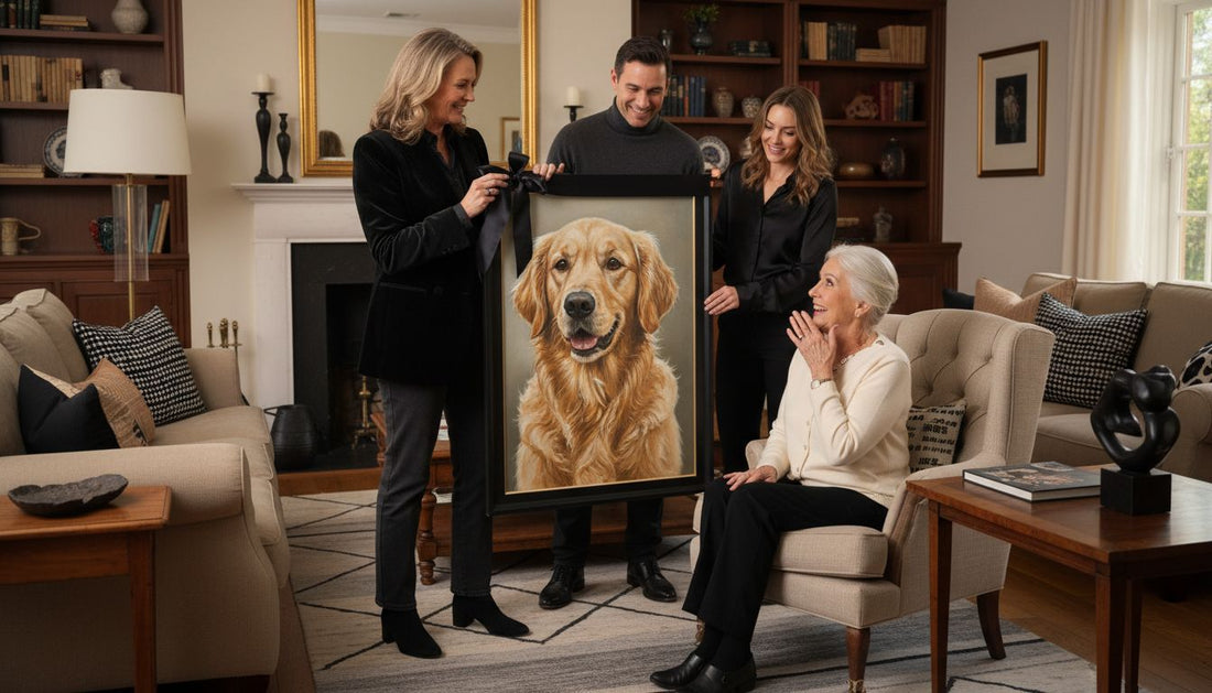 pet portrait gifting