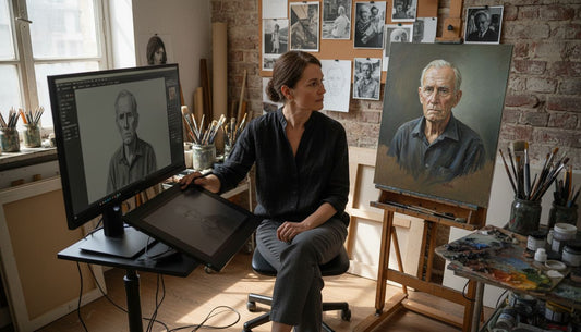 modern portrait studio