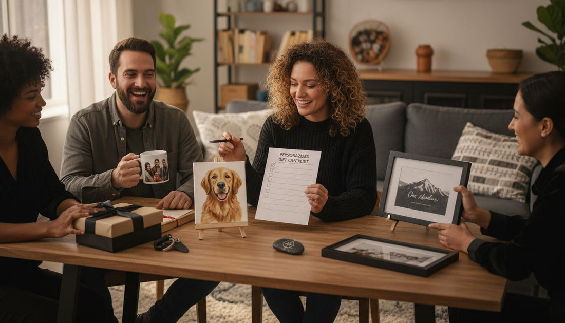 personalized gift, checklist, friends