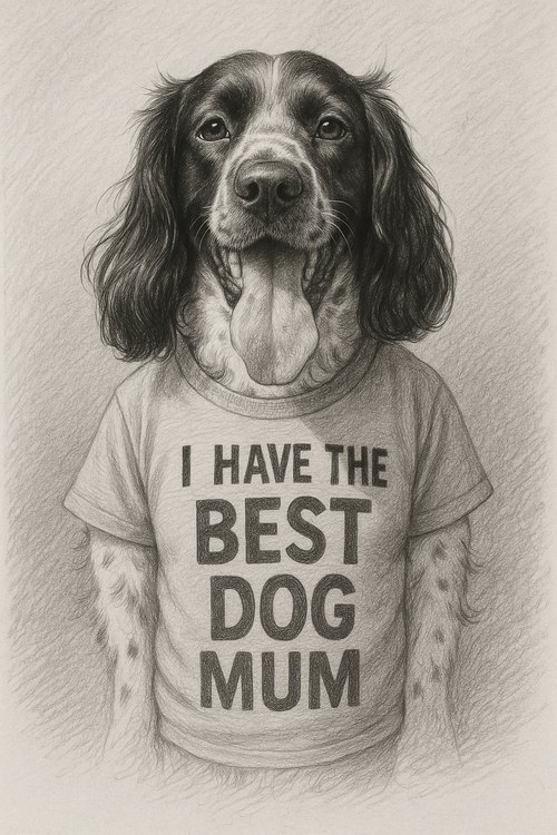 Best Pet MUM Pencil portrait