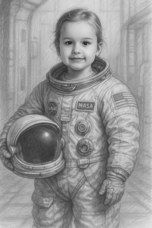 Astro child - Custom Portrait